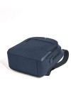 Montblanc Sartorial Medium Backpack 3 Compartments in Blue Tweed Leather