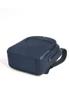 Sac à dos Montblanc Sartorial moyen à 3 compartiments en cuir tweed bleu