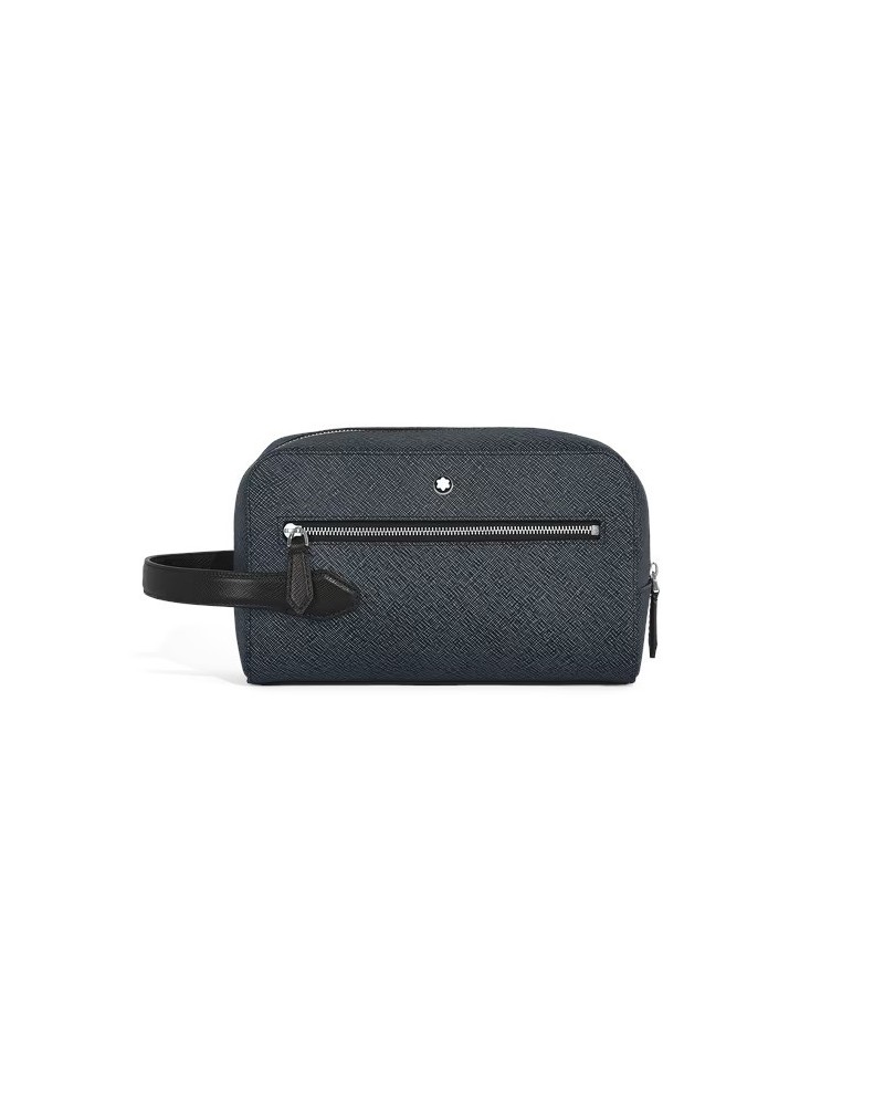 Pochette Montblanc Sartorial Tweed Blu
