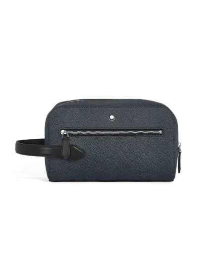 Pochette Montblanc Sartorial Tweed Blu
