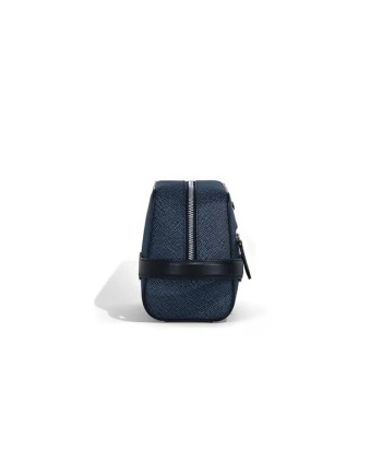 Pochette Montblanc Sartorial Tweed Blu