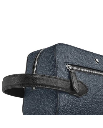 Pochette Montblanc Sartorial Tweed Blu