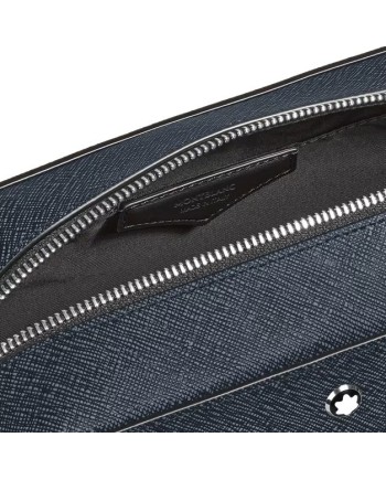 Pochette Montblanc Sartorial Tweed Blu