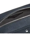 Pochette Montblanc Sartorial Tweed Blu