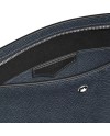 Pochette Montblanc Sartorial in Pelle Tweed Blue