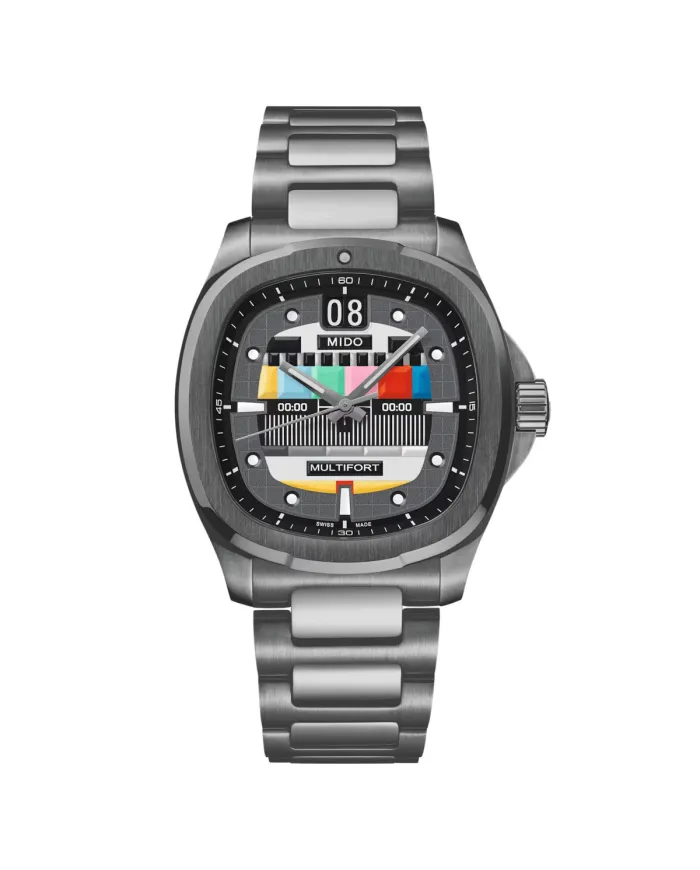 Montre Mido Multifort TV Big Date S01E02 Édition Spéciale avec 2 bracelets supplémentaires