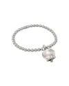 Bracciale Elastico Chantecler Et Voilà con Campanella Media Color Cristallo di Rocca e Diamante
