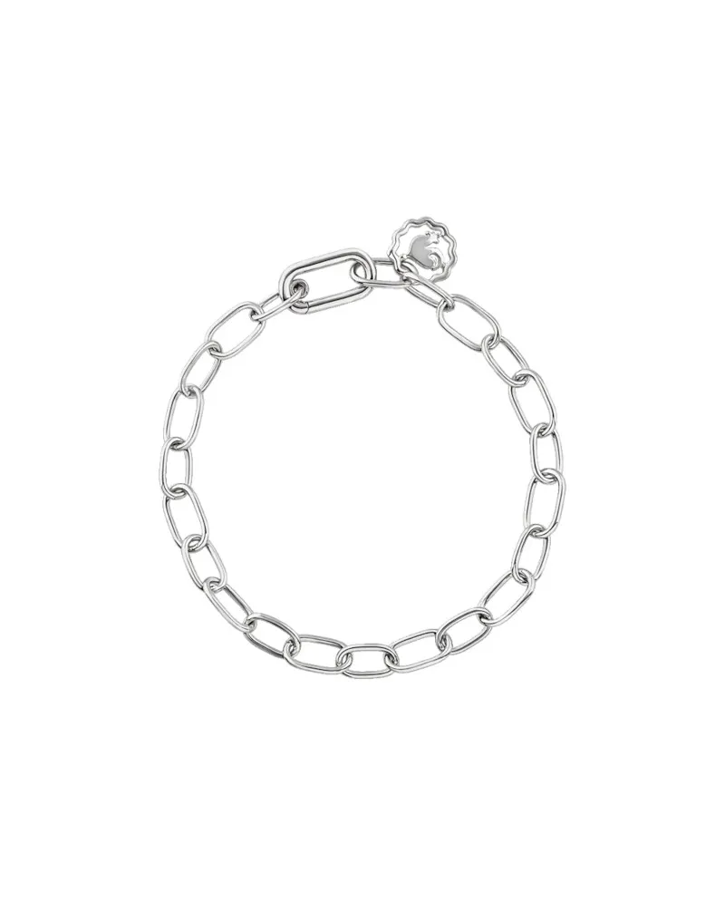 Bracciale Chantecler Accessori in Oro Bianco Maglie Ovali
