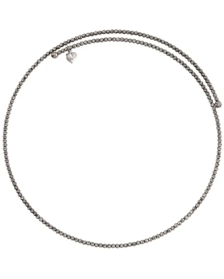Collier ras-de-cou Chantecler en argent bruni