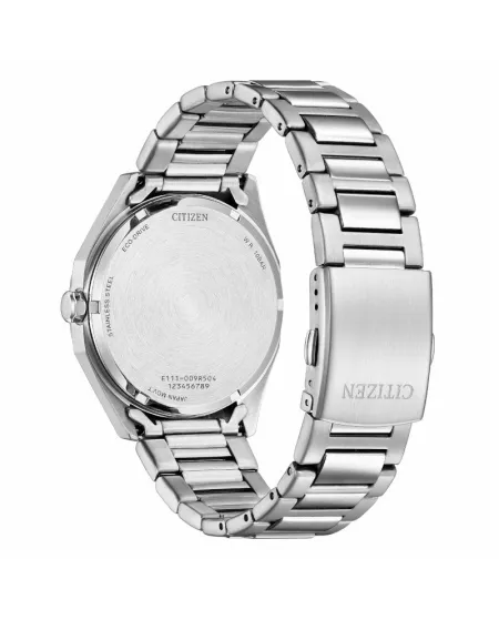 Montre Citizen OF Metropolitan Sports Eco Drive avec cadran noir et bracelet en acier