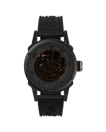 U-Boat U-65 Automatic 44mm Turquoise Watch with Black Rubber Strap