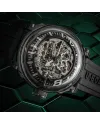 U-Boat U-65 Automatic 44mm White Watch with Black Rubber Strap