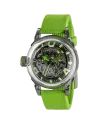 U-Boat U-65 Automatic 44mm Green Watch with Green Rubber Strap