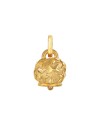 Chantecler Et Voilà Medium Bell Pendant in Gold-Plated Silver and Diamonds