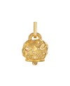 Chantecler Et Voilà Grande Campanelle Pendant in Gold-Plated Silver and Diamonds