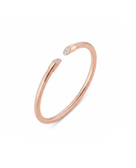 Bracelet Ponte Vecchio Nobile en or rose avec diamants
