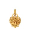 Chantecler Et Voilà Grande Campanelle Pendant in Gold-Plated Silver and Diamonds