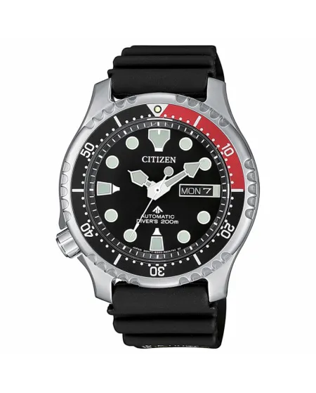 Orologio Citizen Promaster Diver's Automatic 200 mt Quadrante Nero Cinturino Caucciù
