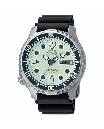 Citizen Promaster Diver's Automatic 200m Watch with Luminescent Dial and Rubber Strap