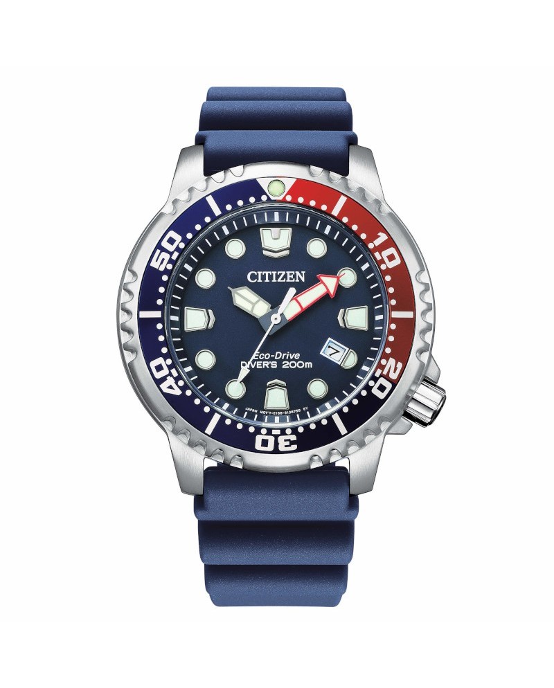 Orologio Citizen Promaster Diver's Automatic 200 mt Quadrante Blu Cinturino Caucciù