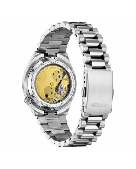 Montre Citizen Tsuyosa 37 mm, cadran bleu, bracelet en acier