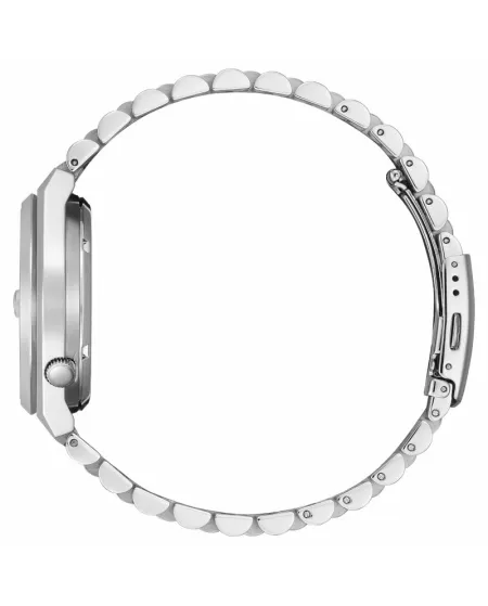 Montre Citizen Tsuyosa 40 mm, cadran vert, bracelet en acier