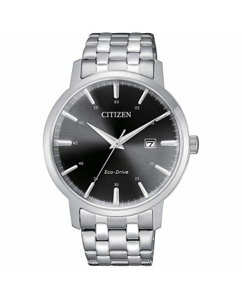 Orologio Citizen Classic OF Eco Drive Quadrante Nero Cinturino Acciaio