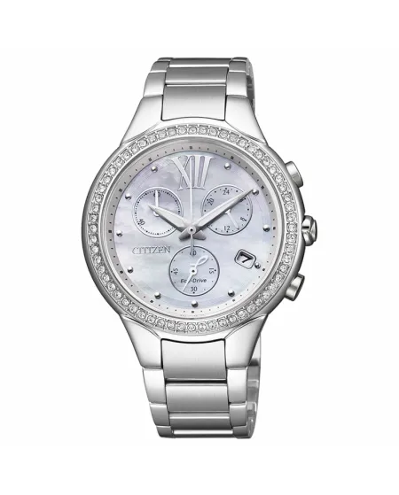 Cronografo Citizen L Lady Eco Drive Quadrante Madreperla e Cinturino Acciaio
