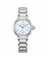 Montre Citizen Maybell Lady Eco-Drive avec cadran en nacre et bracelet en acier