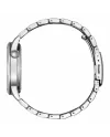 Montre automatique Citizen, cadran blanc, bracelet en acier Openheart