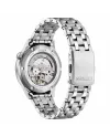 Citizen Automatic Watch White Dial Openheart Steel Strap