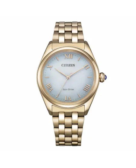 Montre Citizen L Lady Eco-Drive avec cadran blanc antique et bracelet en acier