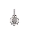 Chantecler Campanella small pendant in white gold and diamond rooster