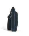 Montblanc Sartorial Blue Tweed Leather Shoulder Bag