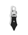 Montblanc Sartorial Nib-Shaped Keychain in Black Leather