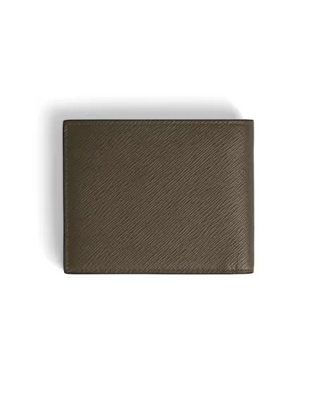 Portefeuille Montblanc Sartorial à 6 compartiments en cuir kaki