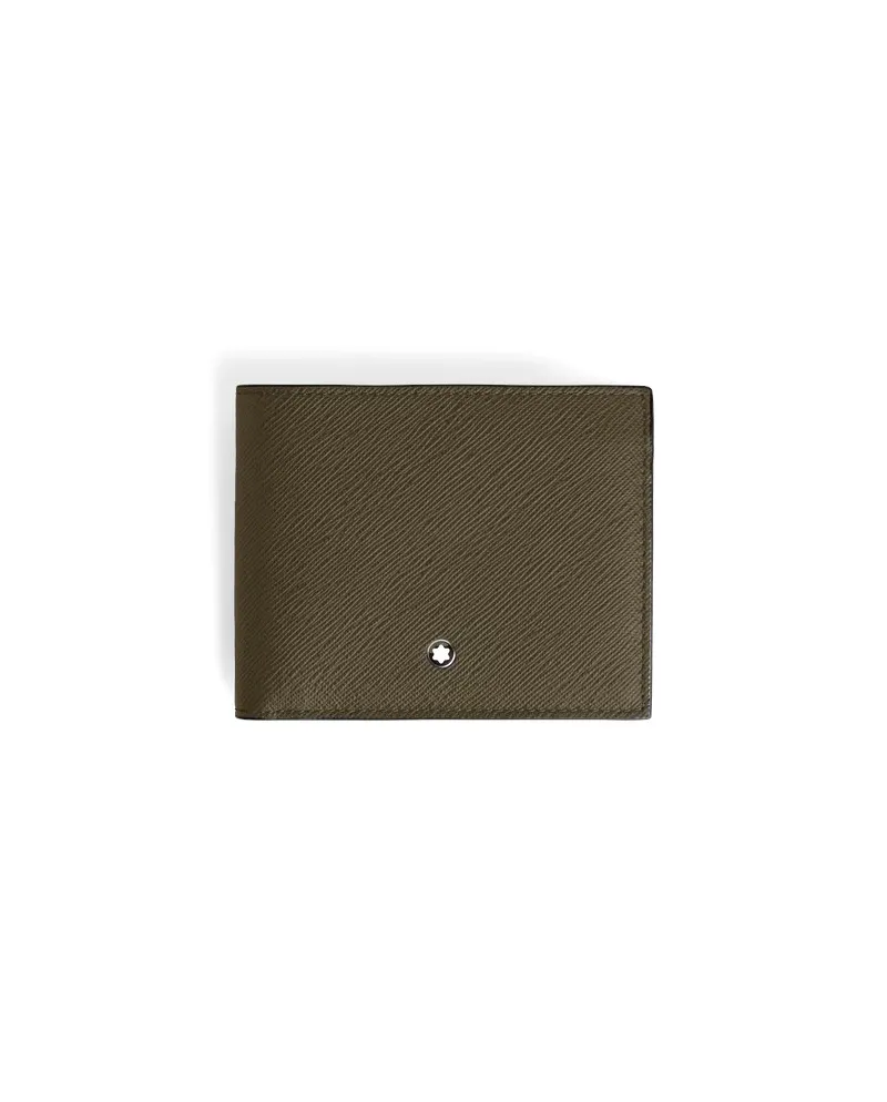 Montblanc Sartorial 6-Cell Wallet in Khaki Leather