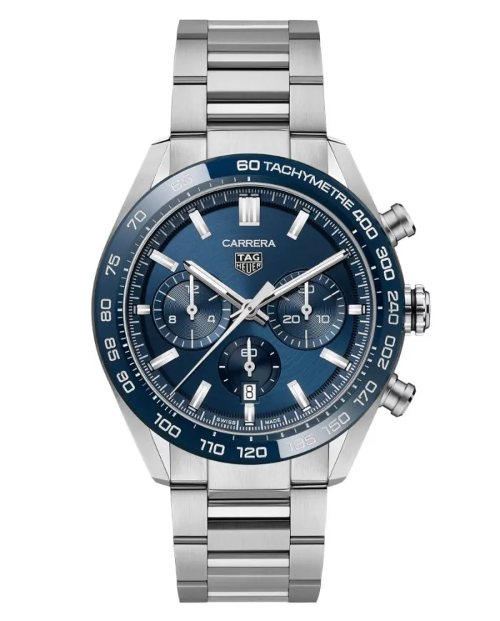 Cronografo Automatico Tag Heuer Carrera Calibro 02 Quadrante Blu
