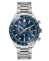 Cronografo Automatico Tag Heuer Carrera Calibro 02 Quadrante Blu
