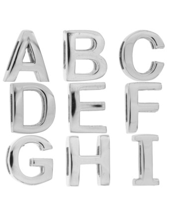 Attimi Rue Des Mille Ciondolo Carousel Alfabeto in argento