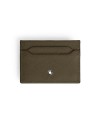 Porte-cartes Montblanc Sartorial 5 tasses en cuir kaki