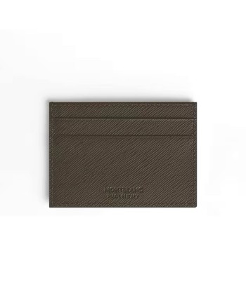 Porta Carte Montblanc Sartorial in Pelle Kaki a 5 Scomparti