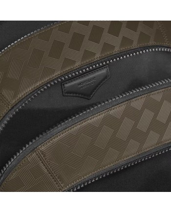 Zaino Medio Montblanc Extreme 3.0 in Pelle Kaki