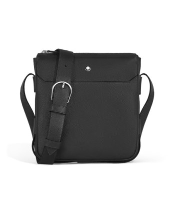 Borsa Messenger Montblanc Sartorial in Pelle Nera