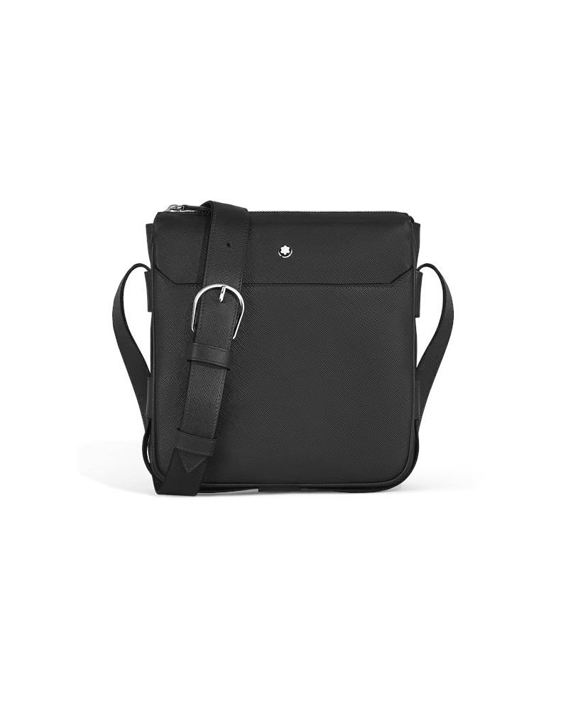 Borsa Messenger Montblanc Sartorial in Pelle Nera