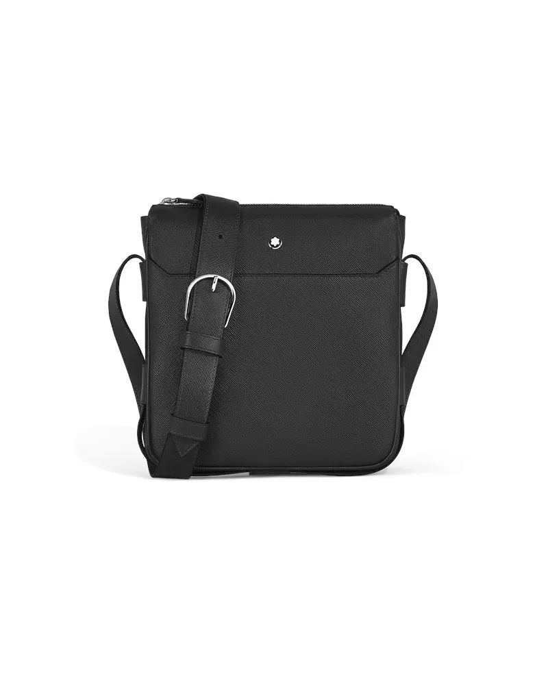 Montblanc Sartorial Messenger Bag in Black Leather