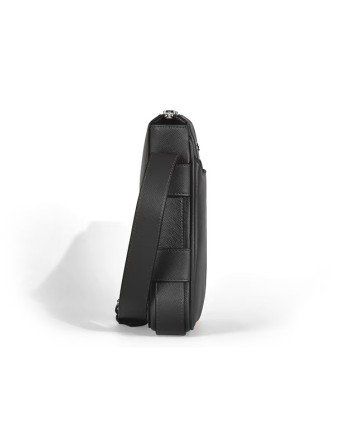 Montblanc Sartorial Messenger Bag in Black Leather