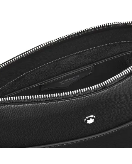 Borsa Messenger Montblanc Sartorial in Pelle Nera