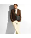 Borsa Messenger Montblanc Sartorial in Pelle Nera