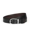 Montblanc Reversible Leather Belt Black/Brown with Horseshoe Buckle 30 mm